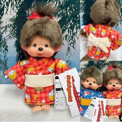 【希少】monchhichi着物 2体セット モンチッチ 着物2体 レア商品 ぬいぐるみ｜Yahoo!フリマ（旧