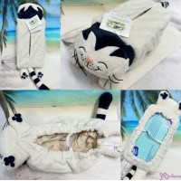 8015  Jacob Cat Plush Tissue Paper Case Cover ~ RARE ~
