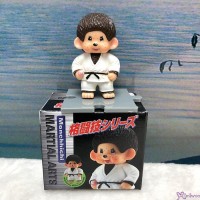 Monchhichi 6cm Plastic Mini Figure with Base Stand Fighter Judo 813500