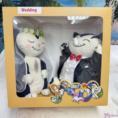JC25101M Jacob Cat & Meika 30cm Plush - Wedding Box Set ~ RARE