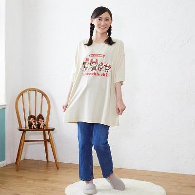 MT43595 Monchhichi 100% Cotton Adult Fashion - Wide-Leg Top  ~ LAST ONE ~ 