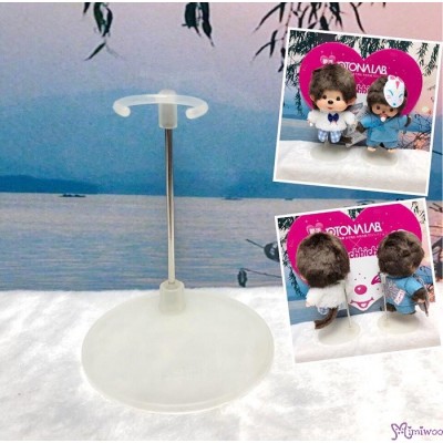 Monchhichi SS Size & Bebichhichi S Size 10cm Plastic Base Doll Stand Holder TAX005