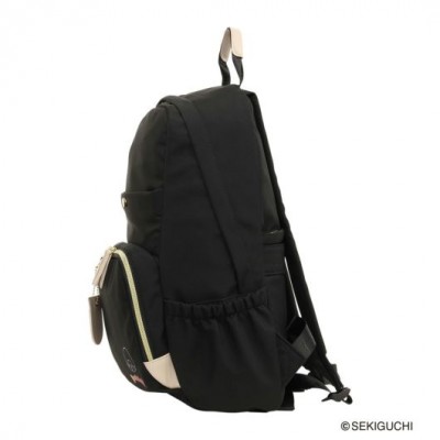 DC-061-GRY Monchhichi Backpack W28 × H43 × D13.5cm - Grey with MCC Mascot 