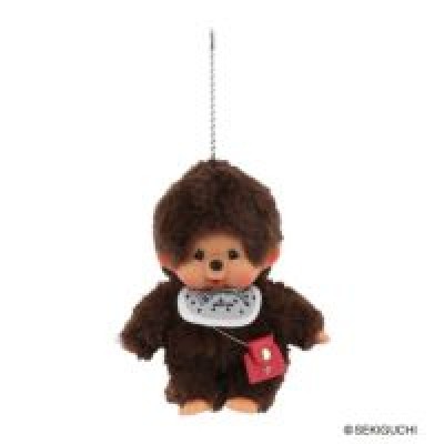 DC-061-GRY Monchhichi Backpack W28 × H43 × D13.5cm - Grey with MCC Mascot 