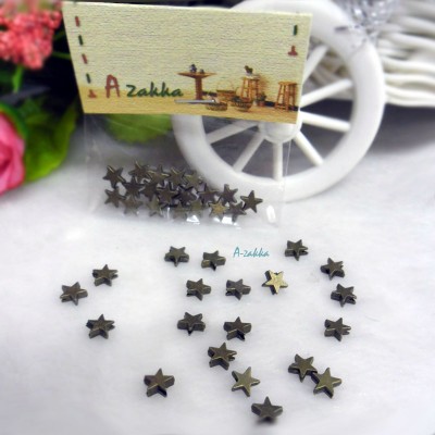 NDA128CPR 1/6 Bjd Miniature 5mm Mini Star Antique Brass (20pcs) NDA128CPR 1/6 Bjd Miniature 5mm Mini Star Antique Brass (20pcs)