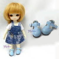 SBB002BLE  Middie Blythe Obitsu 11cm Figure  2.2cm Doll Shoes Blue 