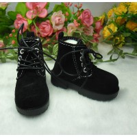 MSD Obitsu 60cm Doll High Hill Velvet Shoes Black SHM075BLK