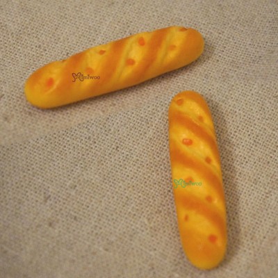TPS025PEH Food Miniature Mini Long Peach Bread (Spongy Feeling)