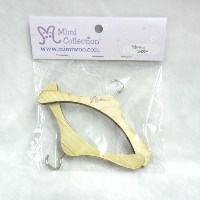 TSH034 SD 1/3 Bjd Metal Hook Wooden Triangle Hanger 2pcs